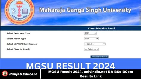roll number search mgsu result|MGSU: Admissions 2024, Courses, Fees, Placements .